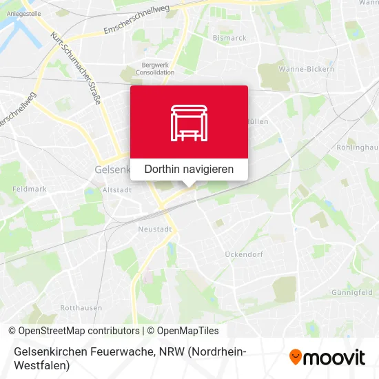 Gelsenkirchen Feuerwache Karte