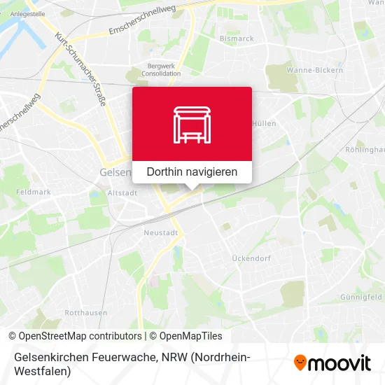 Gelsenkirchen Feuerwache Karte