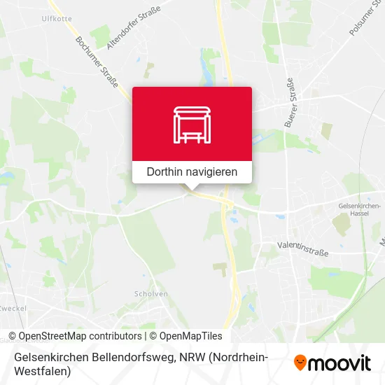 Gelsenkirchen Bellendorfsweg Karte