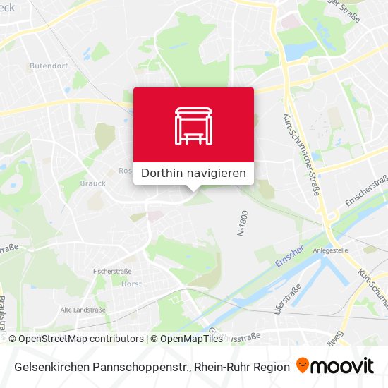 Gelsenkirchen Pannschoppenstr. Karte
