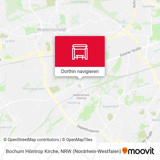 Bochum Höntrop Kirche Karte