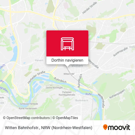 Witten Bahnhofstr. Karte