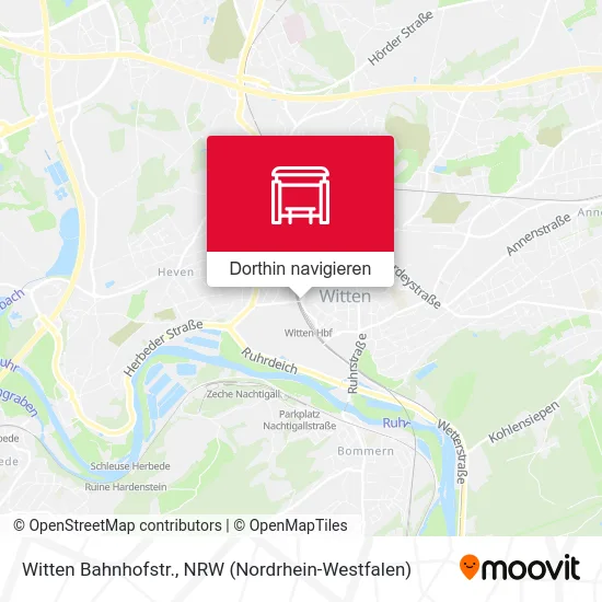 Witten Bahnhofstr. Karte