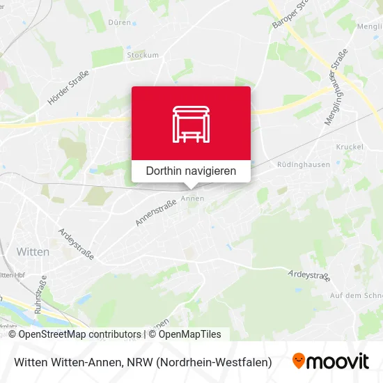 Witten Witten-Annen Karte
