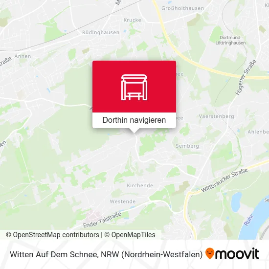 Witten Auf Dem Schnee Karte