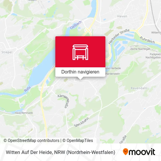 Witten Auf Der Heide Karte