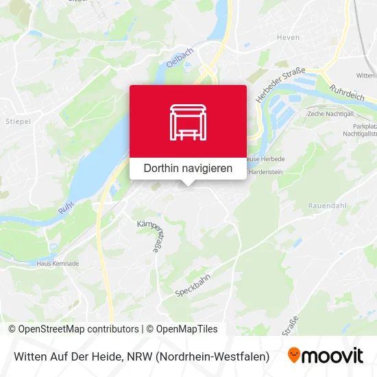 Witten Auf Der Heide Karte