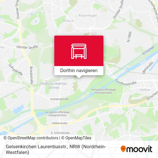 Gelsenkirchen Laurentiusstr. Karte