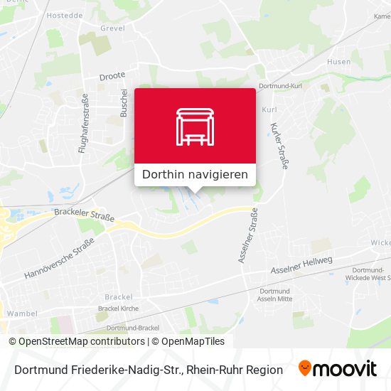 Dortmund Friederike-Nadig-Str. Karte