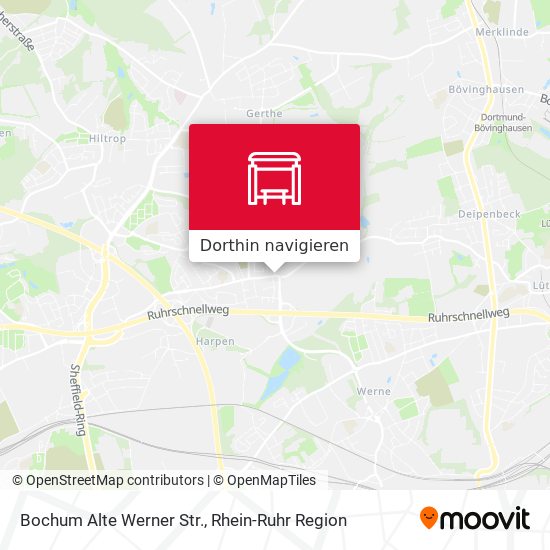 Bochum Alte Werner Str. Karte