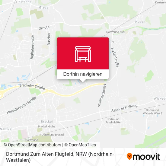 Dortmund Zum Alten Flugfeld Karte
