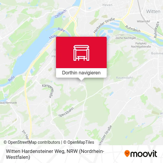 Witten Hardensteiner Weg Karte