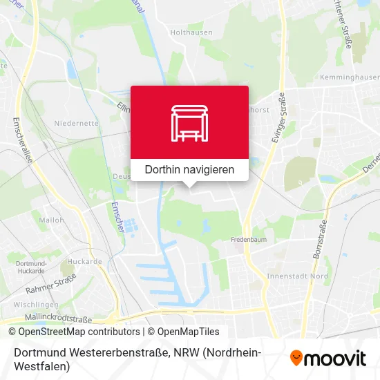Dortmund Westererbenstraße Karte