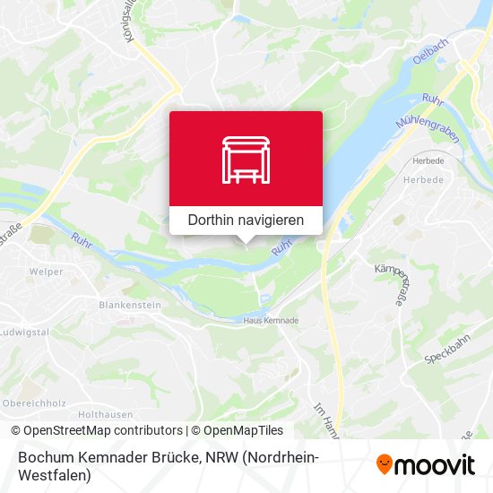 Bochum Kemnader Brücke Karte