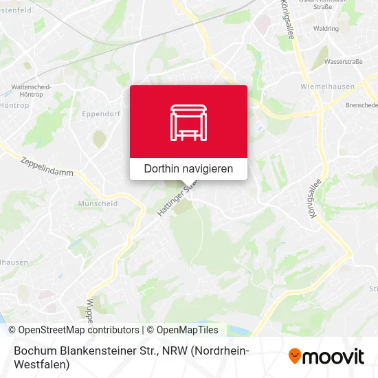 Bochum Blankensteiner Str. Karte