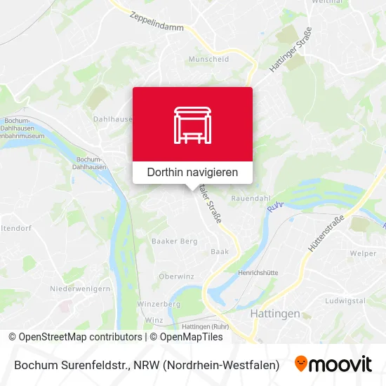 Bochum Surenfeldstr. Karte