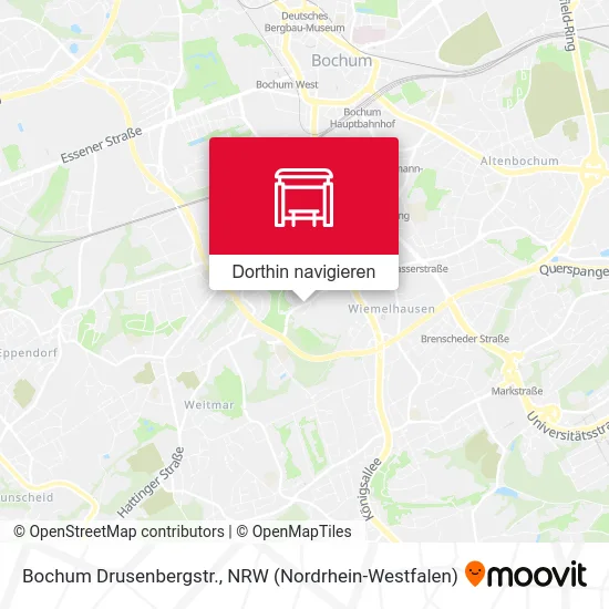 Bochum Drusenbergstr. Karte
