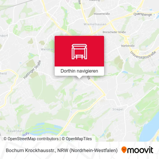 Bochum Krockhausstr. Karte