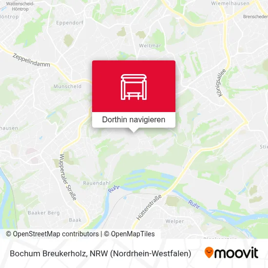 Bochum Breukerholz Karte