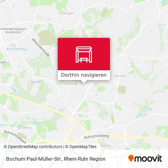 Bochum Paul-Müller-Str. Karte