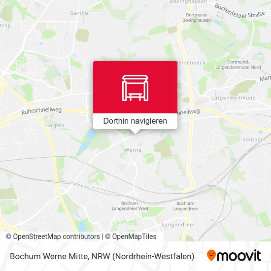Bochum Werne Mitte Karte