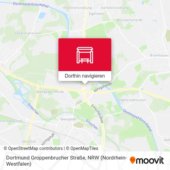 Dortmund Groppenbrucher Straße Karte