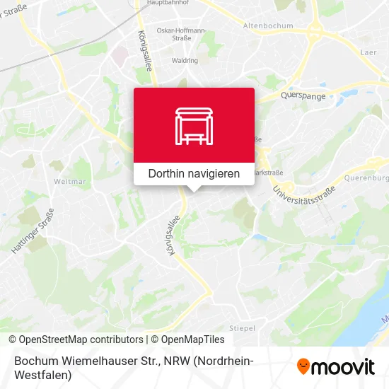 Bochum Wiemelhauser Str. Karte