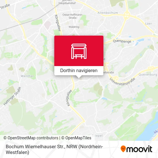 Bochum Wiemelhauser Str. Karte