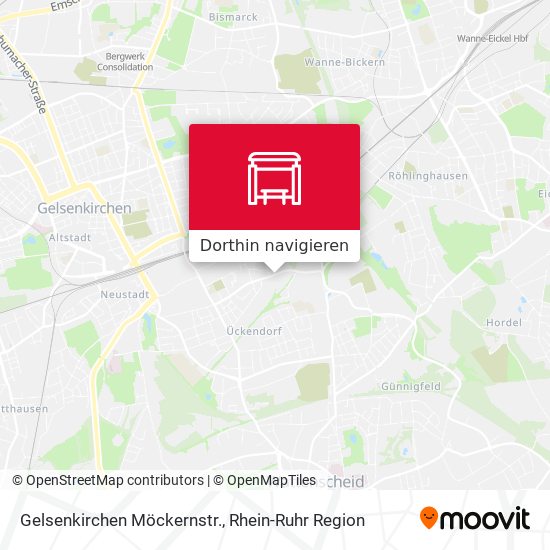 Gelsenkirchen Möckernstr. Karte