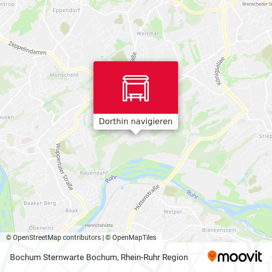 Bochum Sternwarte Bochum Karte