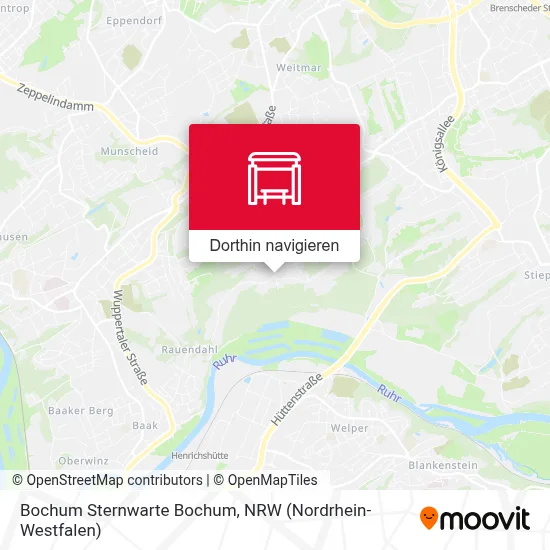 Bochum Sternwarte Bochum Karte