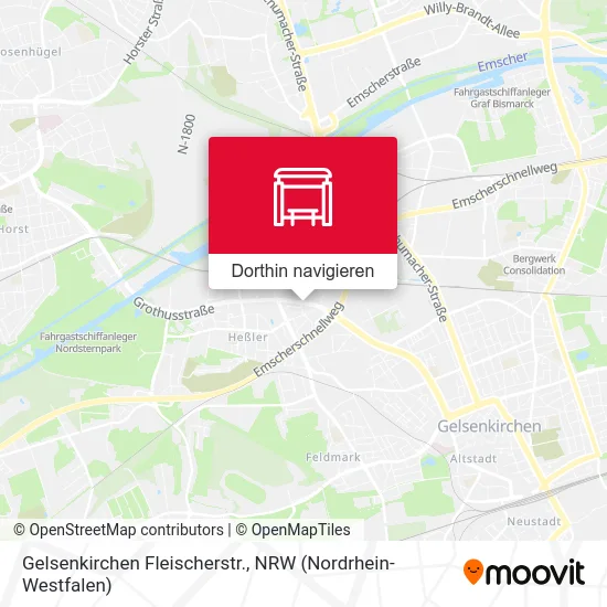 Gelsenkirchen Fleischerstr. Karte