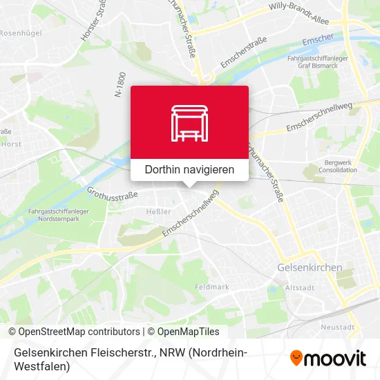 Gelsenkirchen Fleischerstr. Karte