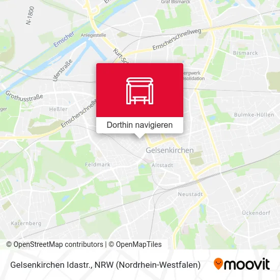 Gelsenkirchen Idastr. Karte