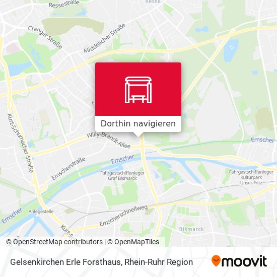 Gelsenkirchen Erle Forsthaus Karte