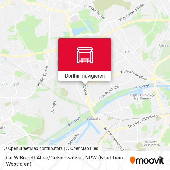 Ge W-Brandt-Allee/Gelsenwasser Karte