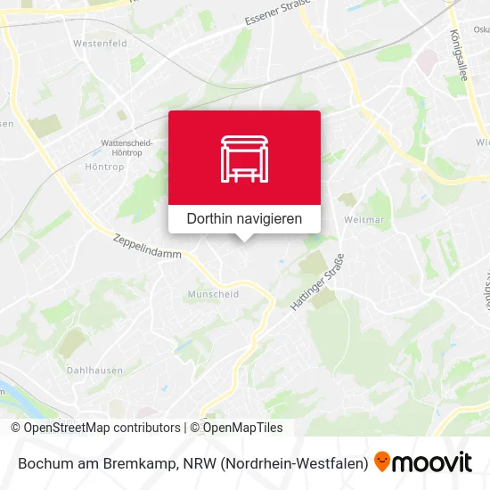 Bochum am Bremkamp Karte