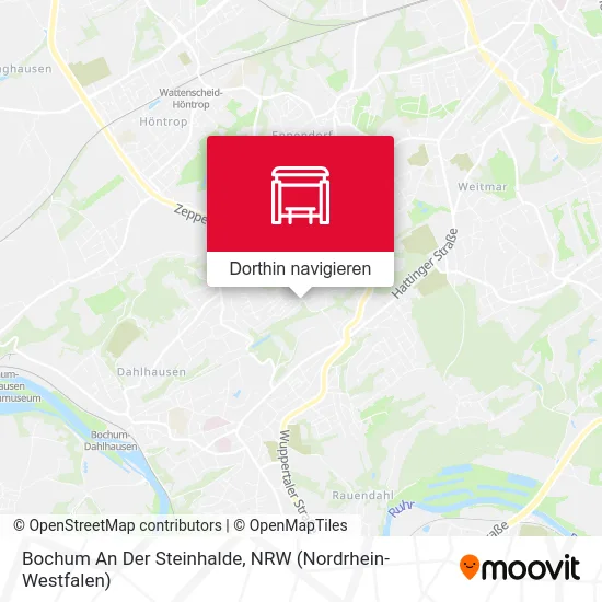 Bochum An Der Steinhalde Karte