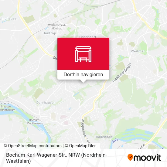 Bochum Karl-Wagener-Str. Karte