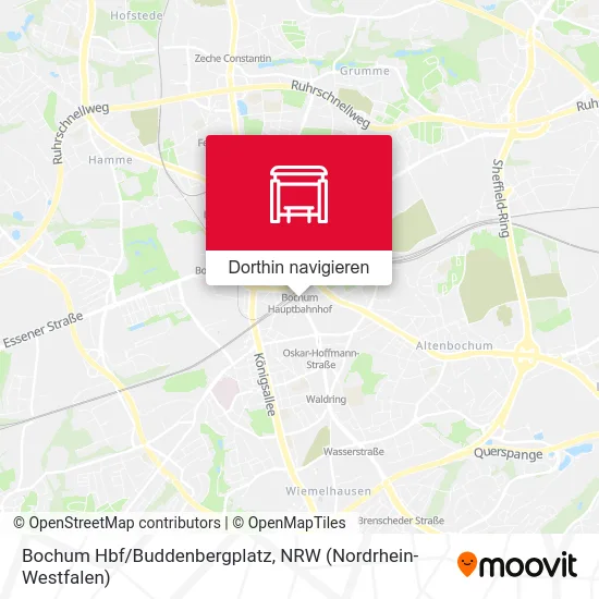 Bochum Hbf/Buddenbergplatz Karte