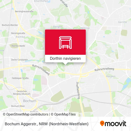 Bochum Aggerstr. Karte
