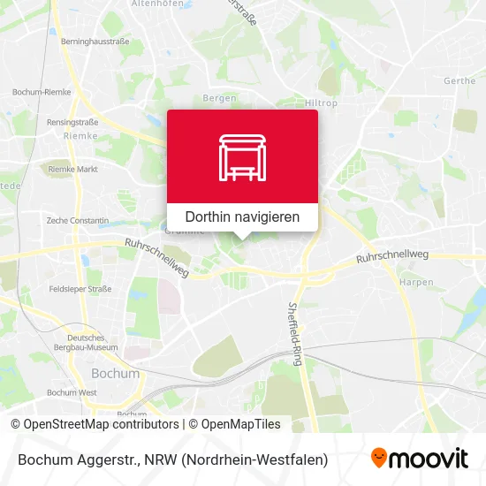 Bochum Aggerstr. Karte