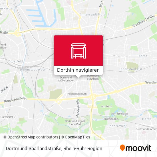 Dortmund Saarlandstraße Karte
