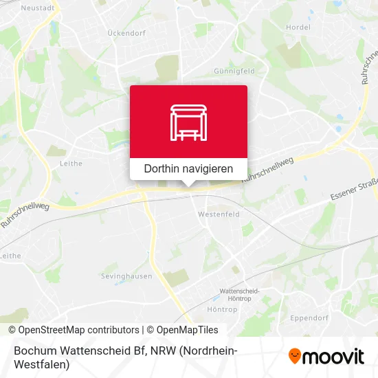 Bochum Wattenscheid Bf Karte