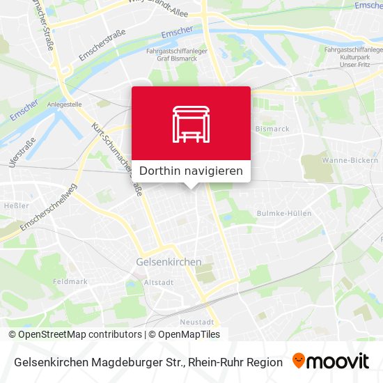 Gelsenkirchen Magdeburger Str. Karte