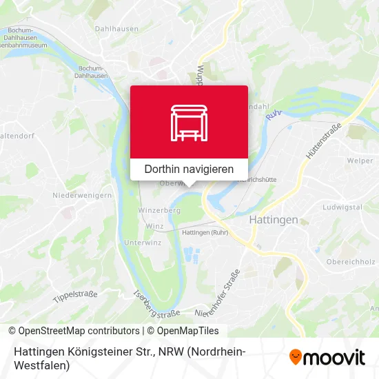 Hattingen Königsteiner Str. Karte