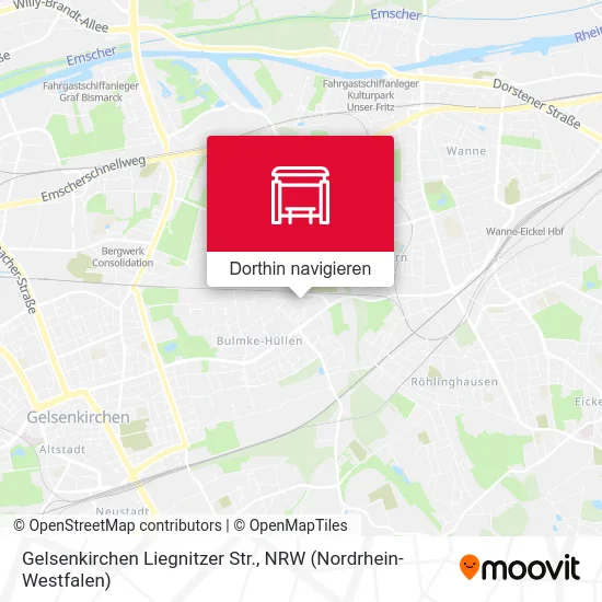 Gelsenkirchen Liegnitzer Str. Karte