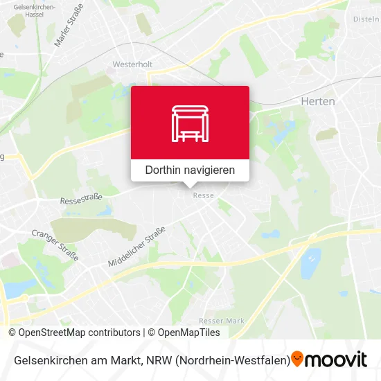 Gelsenkirchen am Markt Karte