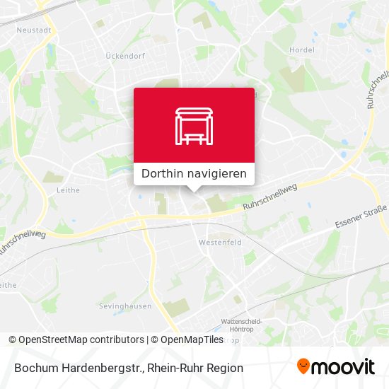 Bochum Hardenbergstr. Karte