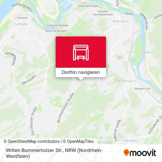 Witten Bommerholzer Str. Karte